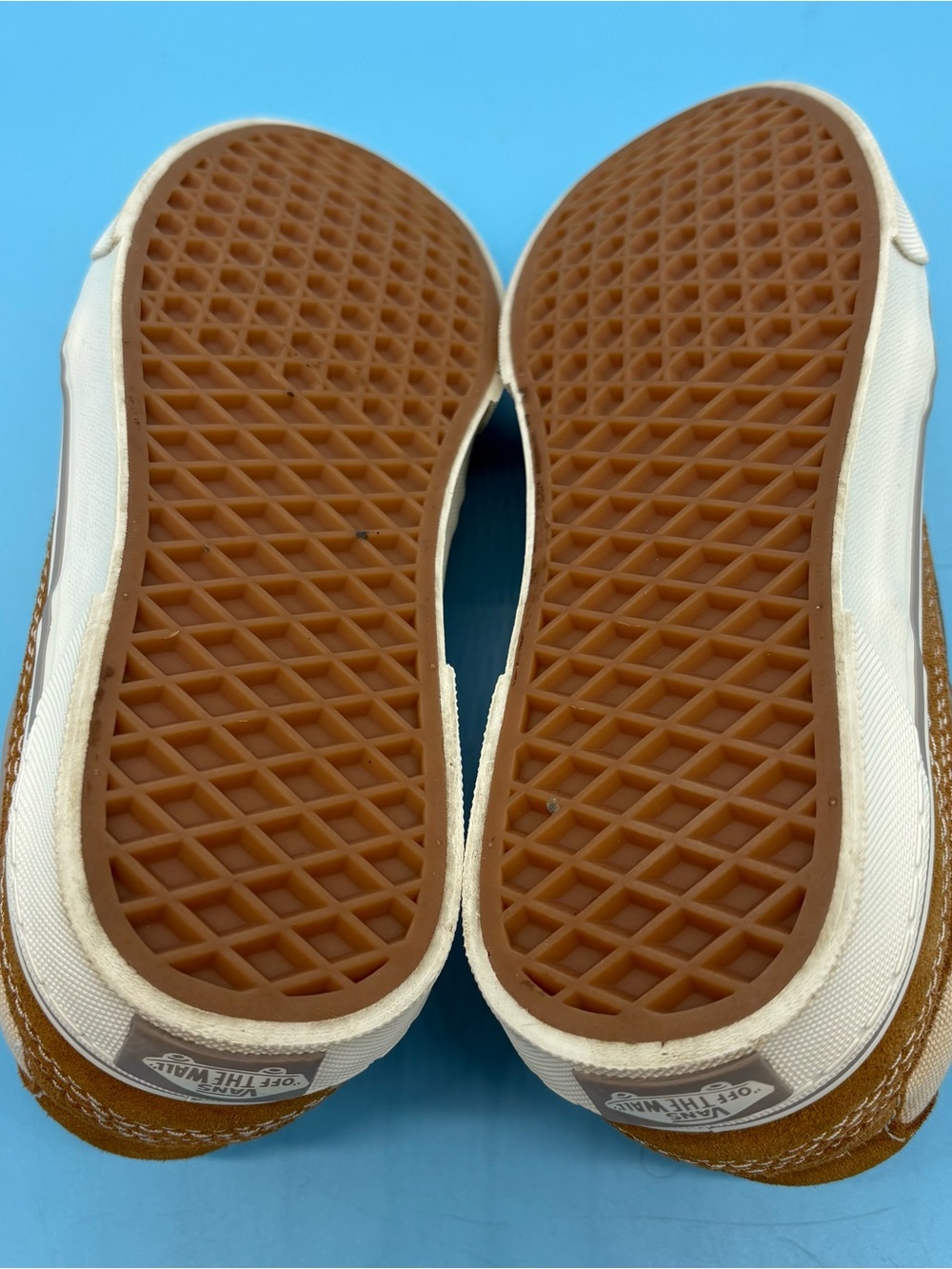Vans Caldrone Low Top Skate Shoes Sneakers Brown Sugar/Tan Size 9 - Picture 6 of 7